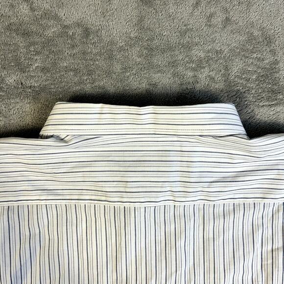 Vince Men's XXL Classic Fit Striped Button Up Short Sleeve NWT - Picture 7 of 12